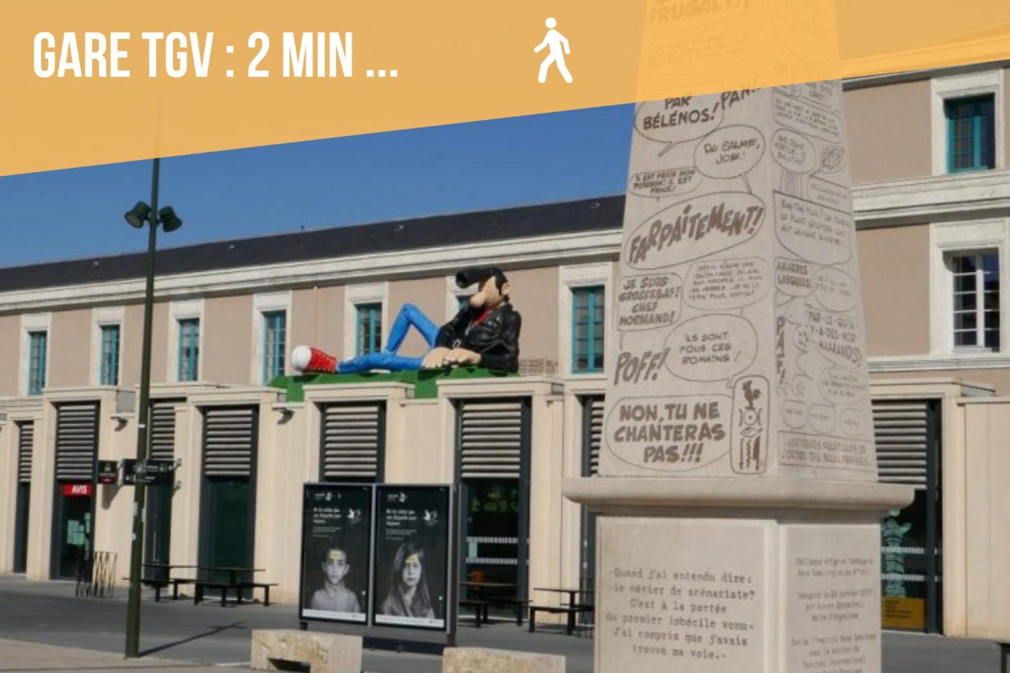 Appart Proche Gare Tgv Angouleme Deco Theme Bande Dessinee Eksteriør billede